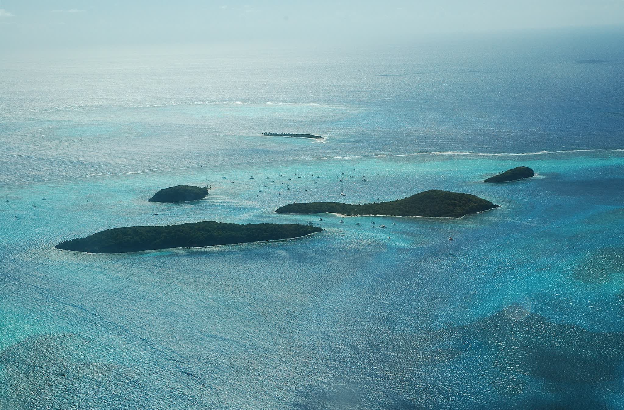 Tobago Cays aerial